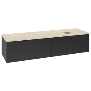 Meuble sous-vasque Villeroy &amp; Boch Antao 1600x360x500mm L38013PD avec éclairage FK/AP: PD/3