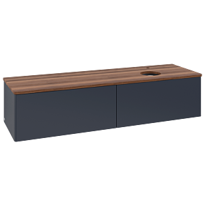 Meuble sous-vasque Villeroy &amp; Boch Antao 1600x360x500mm L38052HG avec éclairage FK/AP: HG/2