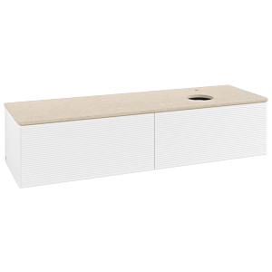 Villeroy &amp; Boch Antao vanity unit 1600x360x500mm L38153MT with lighting with structure FK/AP: MT/3