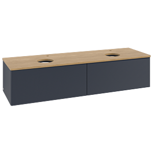 Villeroy &amp; Boch Antao vanity unit 1600x360x500mm L39151HG with lighting with structure FK/AP: HG/1