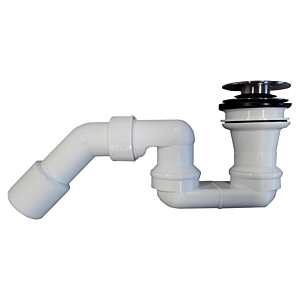 Villeroy und Boch Theano Push-to-Open Ventil U90952061 verchromt, ohne Überlauffunktion