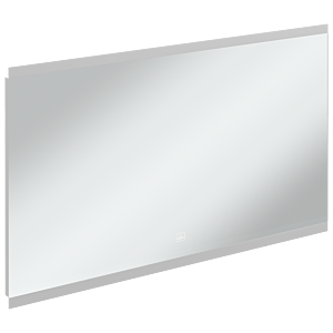 Miroir carré LED Villeroy &amp; Boch More to See A4751200 120 x 70 x 27 cm, 4 mm, sur cadre en acier inoxydable