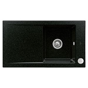 Villeroy and Boch Timeline 50 Flat flush-mounted sink 33072FJ0 with drain fitting and eccentric actuation, chromite