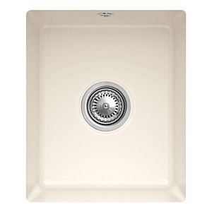 Villeroy and Boch undermount sink 332402KR with drain fitting and eccentric operation, Crema
