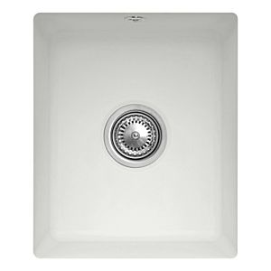 Villeroy and Boch undermount sink 332402SM with drain fitting and eccentric actuation, Steam