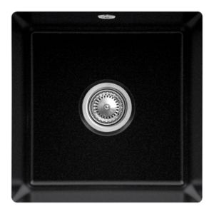 Villeroy and Boch undermount sink 332502J0 with drain fitting and eccentric operation, chromite