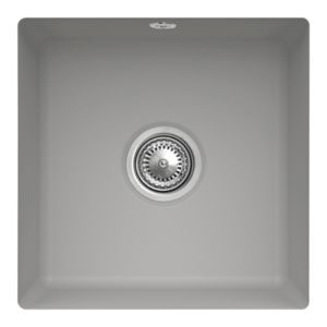 Villeroy und Boch Unterbauspüle 332502KD mit Ablaufgarnitur und Excenterbetätigung, Fossil