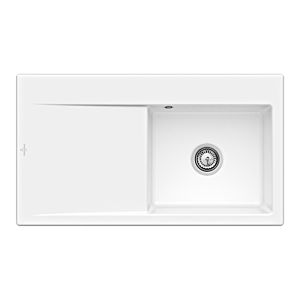 Villeroy und Boch Subway Style 50 Einbauspüle 335100R1 Spülbecken rechts, 900 x 510 mm, weiß alpin CeramicPlus
