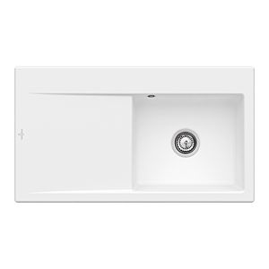 Villeroy und Boch Subway Style 50 Einbauspüle 335100RW Spülbecken rechts, 900 x 510 mm, stone white CeramicPlus