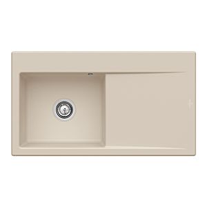 Villeroy and Boch Subway Style 50 Sink 335200AM Left-hand sink, 900 x 510 mm, almond CeramicPlus