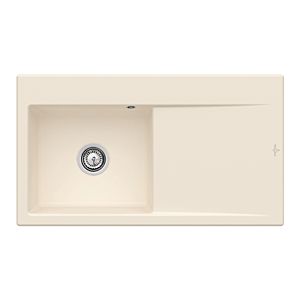 Villeroy und Boch Subway Style 50 Spüle 335200FU Spülbecken links, 900 x 510 mm, ivory CeramicPlus