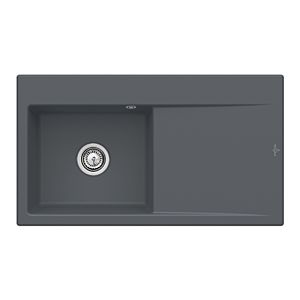 Villeroy and Boch Subway Style 50 Sink 335200i4 Left-hand sink, 900 x 510 mm, graphite CeramicPlus