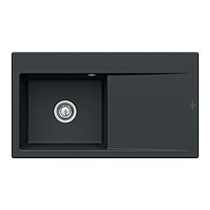 Évier Villeroy et Boch Subway Style 50 335200S5 Évier à gauche, 900 x 510 mm, ébène