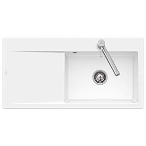 Villeroy and Boch Subway Style 60 Sink 336100R1 Sink right, 510 mm, white alpine CeramicPlus