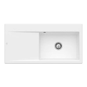 Évier Villeroy et Boch Subway Style 60 336100RW Évier à droite, 510 mm, blanc pierre CeramicPlus