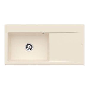 Évier Villeroy et Boch Subway Style 60 336200FU Évier à gauche, 1000 x 510 mm, ivoire CeramicPlus