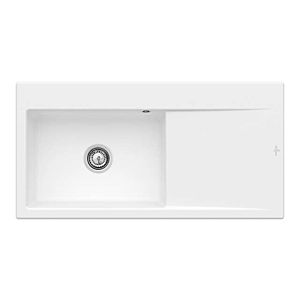 Évier Villeroy et Boch Subway Style 60 336200RW Évier à gauche, 510 mm, blanc pierre CeramicPlus