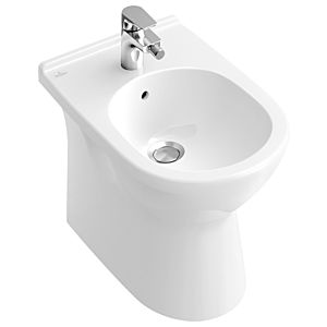 Villeroy & Boch O.Novo Standbidet 54610001 36x56 cm, weiss, mit Hahnloch und Überlauf