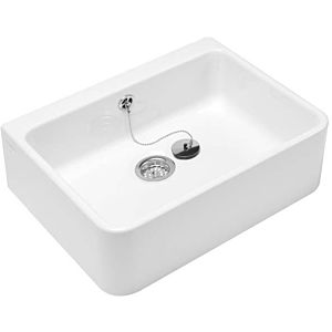 Villeroy & Boch Spülbecken O.Novo 63220001 59,5 x 20 x 50 cm, mit Überlauf, weiss alpin