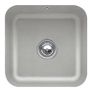 Villeroy et Boch évier sous plan 670302KD avec garniture de vidage , actionnement excentrique, kit de fixation, Fossil
