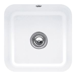 Villeroy et Boch évier sous plan 670302KG avec garniture de vidage , actionnement excentrique, kit de fixation, Blanc Neige