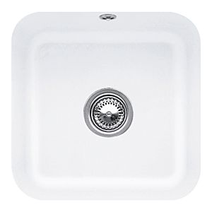 Villeroy et Boch évier sous plan 670302RW avec garniture de vidage , actionnement excentrique, kit de fixation, Stone White