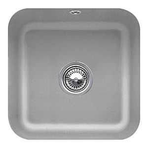 Villeroy and Boch undermount sink 670302SL with drain fitting, eccentric actuation, fastening kit, Stone