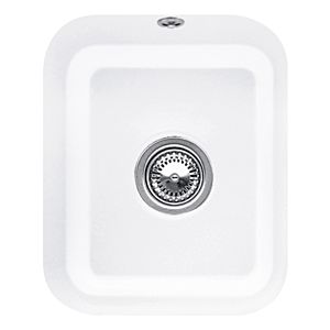 Villeroy et Boch évier sous plan 670402R1 avec garniture de vidage , actionnement excentrique, kit de fixation, blanc