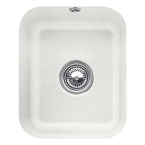Villeroy et Boch évier sous plan 670402SM avec garniture de vidage , actionnement excentrique, kit de fixation, vapeur