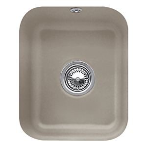 Villeroy et Boch évier sous plan 670402TR avec garniture de vidage , actionnement excentrique, kit de fixation, Timber