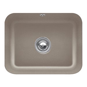 Villeroy und Boch Unterbauspüle 670601TR mit Ablaufgarnitur, Handbetätigung, Befestigungssatz, Timber