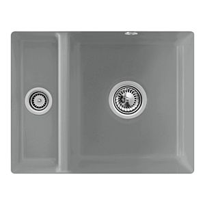 Villeroy und Boch Unterbauspüle 675802SL mit Ablaufgarnitur und Excenterbetätigung, Stone