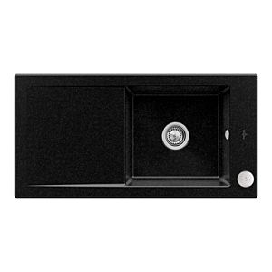 Villeroy and Boch Timeline 60 Flat flush-mounted sink 67902FJ0 with drain fitting and eccentric actuation, chromite