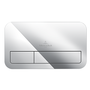 Villeroy & Boch ViConnect E200 92249061 Betätigungsplatte, verchromt, aus Kunststoff