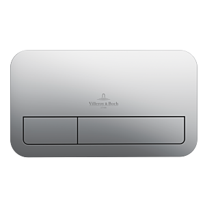 Villeroy & Boch ViConnect E200 92249069 Betätigungsplatte, chrom matt, aus Kunststoff