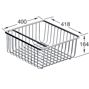 Villeroy and Boch wire basket 9K1000K1 Stainless Steel