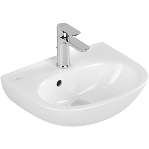 Villeroy and Boch O.novo washbasin 43404601 45x36cm, oval, tap hole without overflow, white