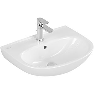 Villeroy und Boch O.novo Waschtisch 4A4056R1 55x44cm, oval, Hahnloch ohne Überlauf, weiß C-plus