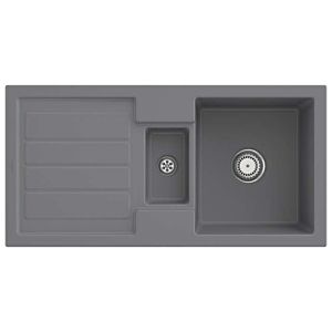 Villeroy & Boch Flavia built-in sink 330401SL with waste set and manual operation, Stone