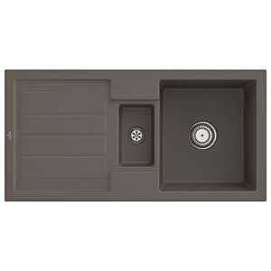 Villeroy & Boch Flavia built-in sink 330401TR with waste set and manual operation, Timber