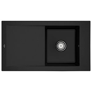 Villeroy & Boch Timeline sink 330701J0 with waste set and manual operation, chromite