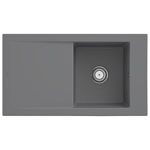 Villeroy & Boch Timeline sink 330701SL with waste set and manual operation, Stone