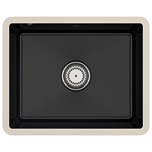 Villeroy and Boch 331001S5 with waste set and manual operation, Ebony