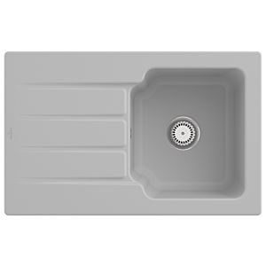 Villeroy and Boch Architectura MetalRim sink 334001SM Steam, waste set with manual operation