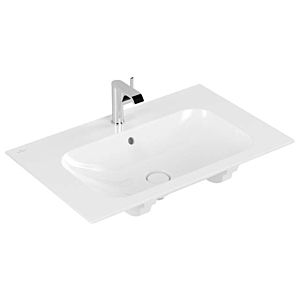 Villeroy &amp; Boch Finion meuble lavabo 416484R1 80 x 50 cm, blanc, Ceramicplus, avec trou pour robinetterie