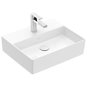 Villeroy & Boch Memento 2.0 Waschtisch 4A2251R1 50 x 42 cm, weiß alpin C-plus, mit Hahnloch, ohne Überlauf