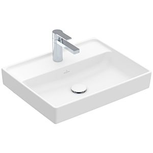 Villeroy und Boch Collaro Waschtisch 4A3356RW ohne Überlauf, 55x44cm, stone white C-plus