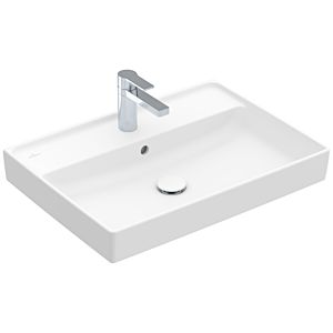 Villeroy und Boch Collaro Schrankwaschtisch 4A3365RW mit Überlauf, 65x47cm, stone white C-plus