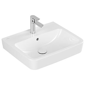 Villeroy and Boch O.novo washbasin 4A4155R1 55x46cm, square, with tap hole, with overflow, white C-plus