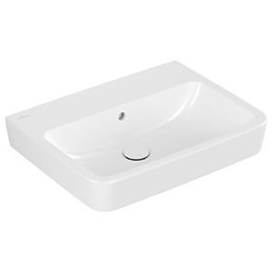 Villeroy and Boch O.novo washbasin 4A4162T2 60x46cm, square, without tap hole, with overflow, white AntiBac C-plus